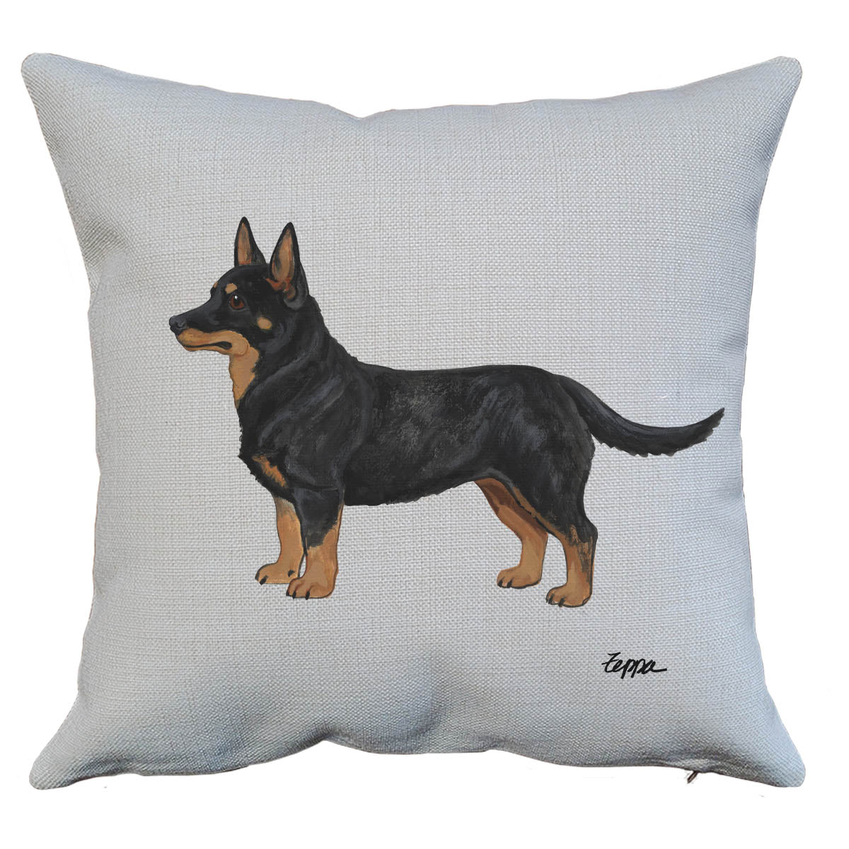 Lancashire Heeler Throw Pillow