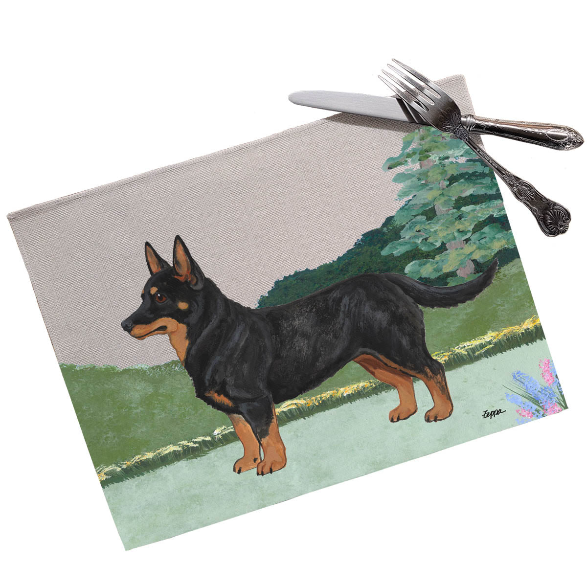 Lancashire Heeler Scenic Placemats