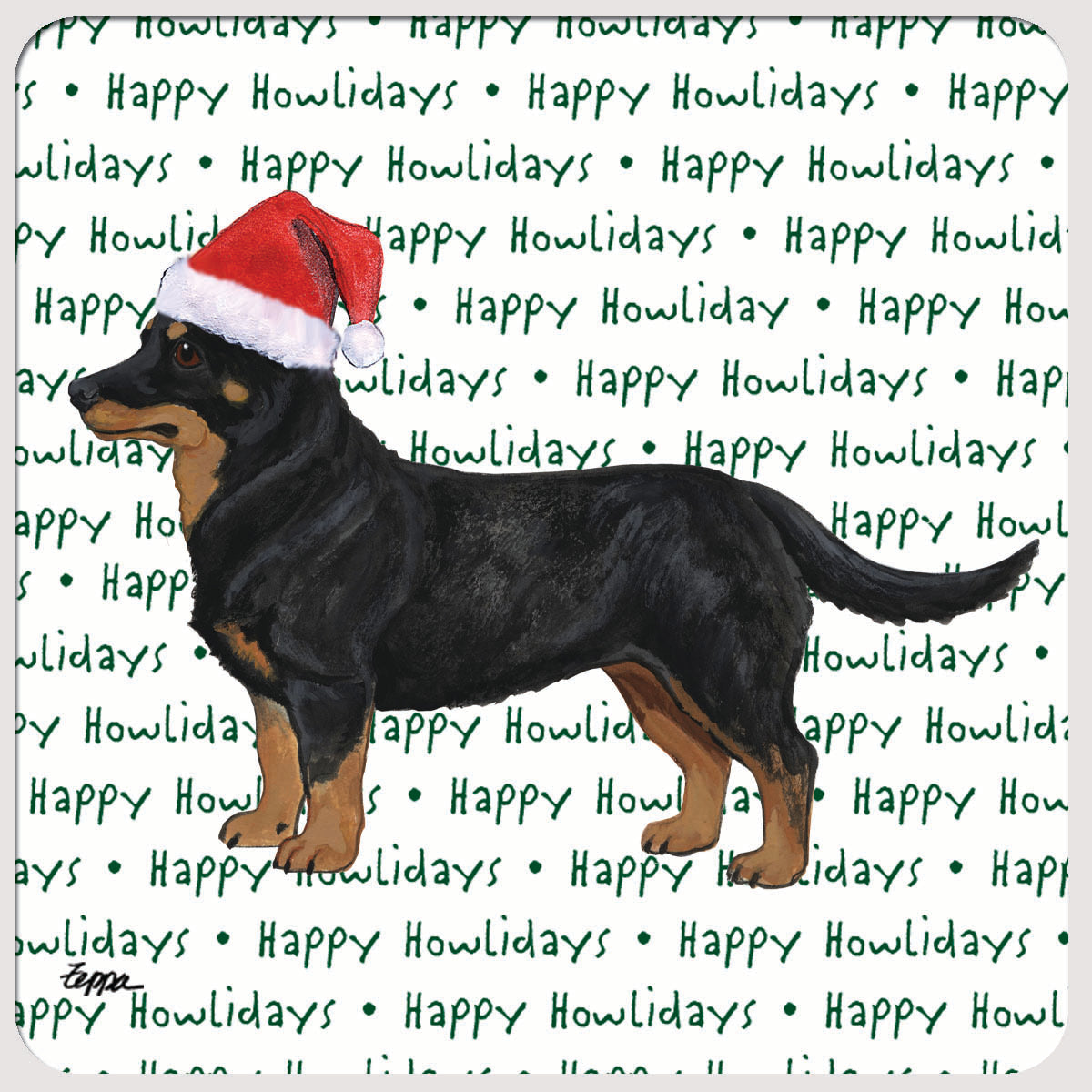 Lancashire Heeler Christmas Coasters