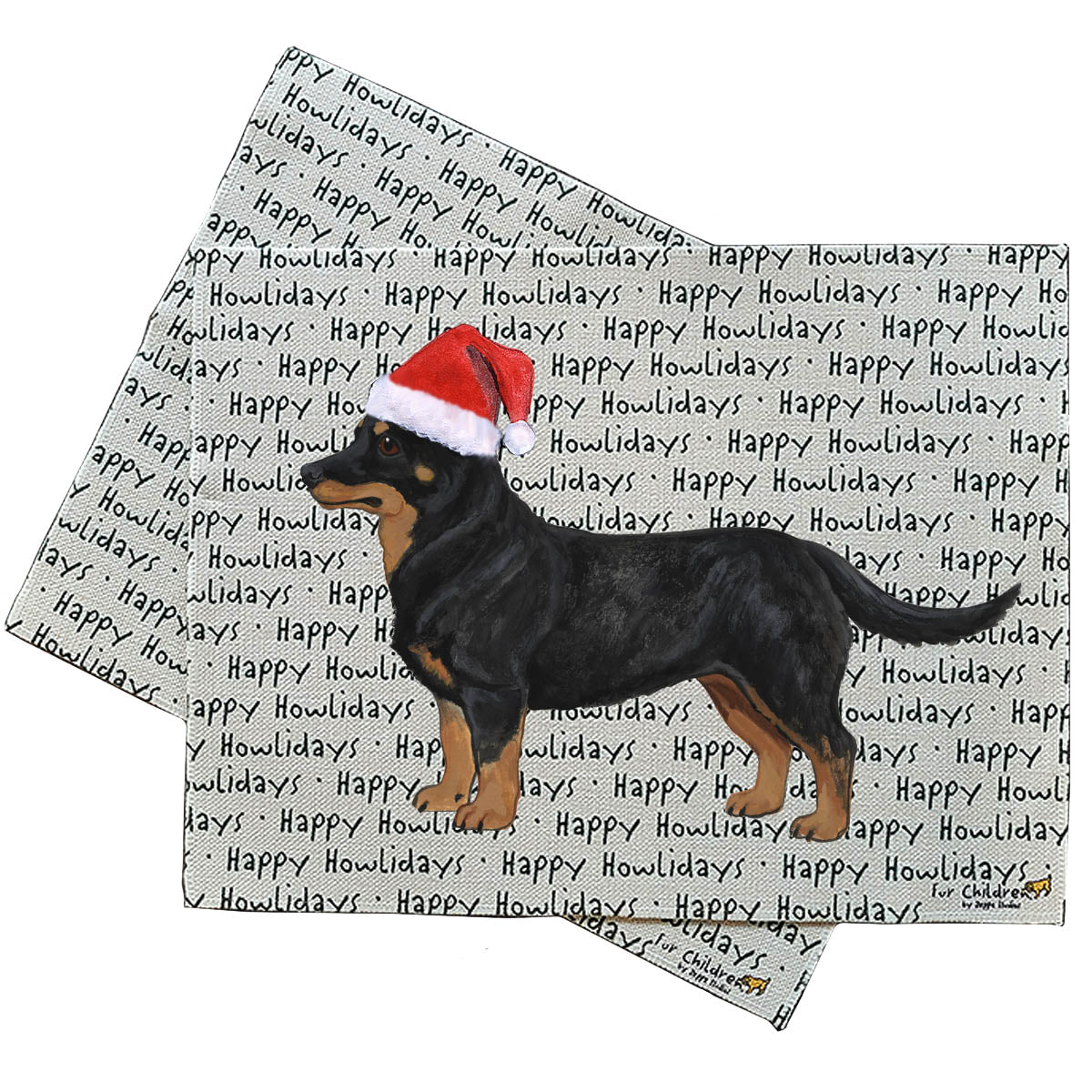 Lancashire Heeler Howliday Placemats