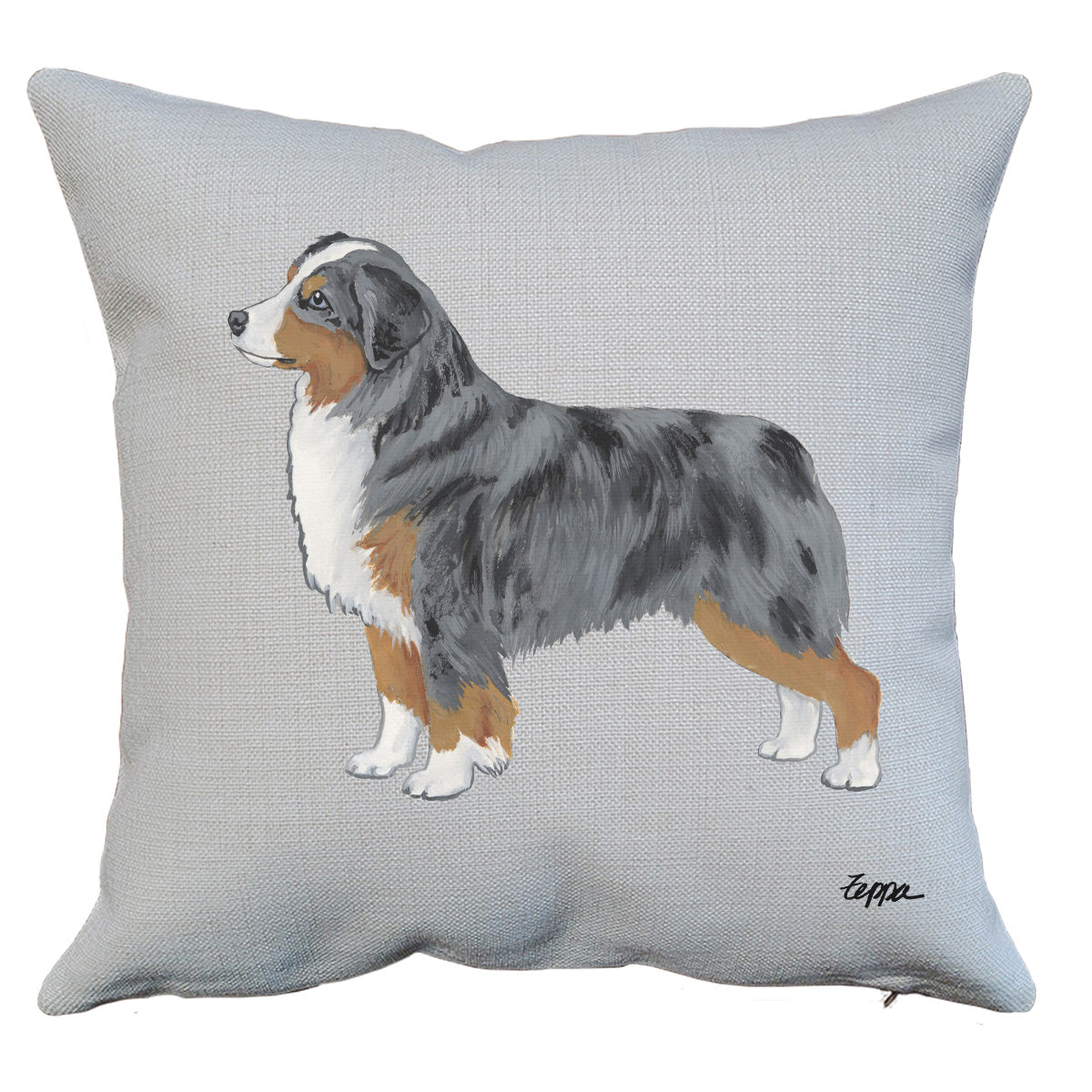 Miniature American Shepherd Throw Pillow