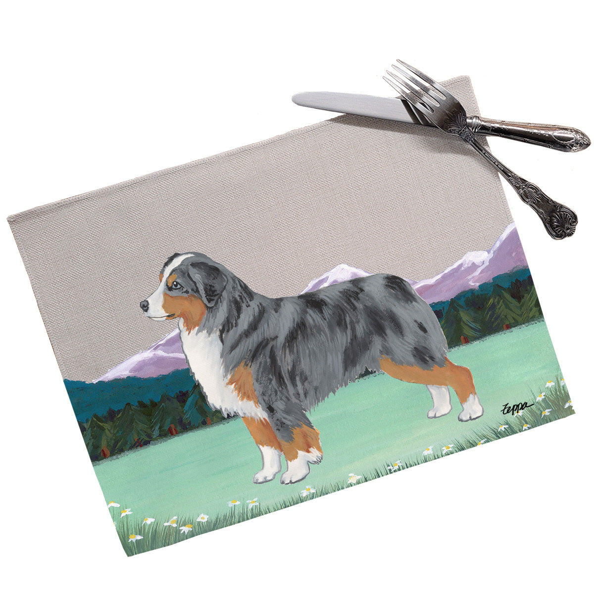 Miniature American Shepherd Scenic Placemats