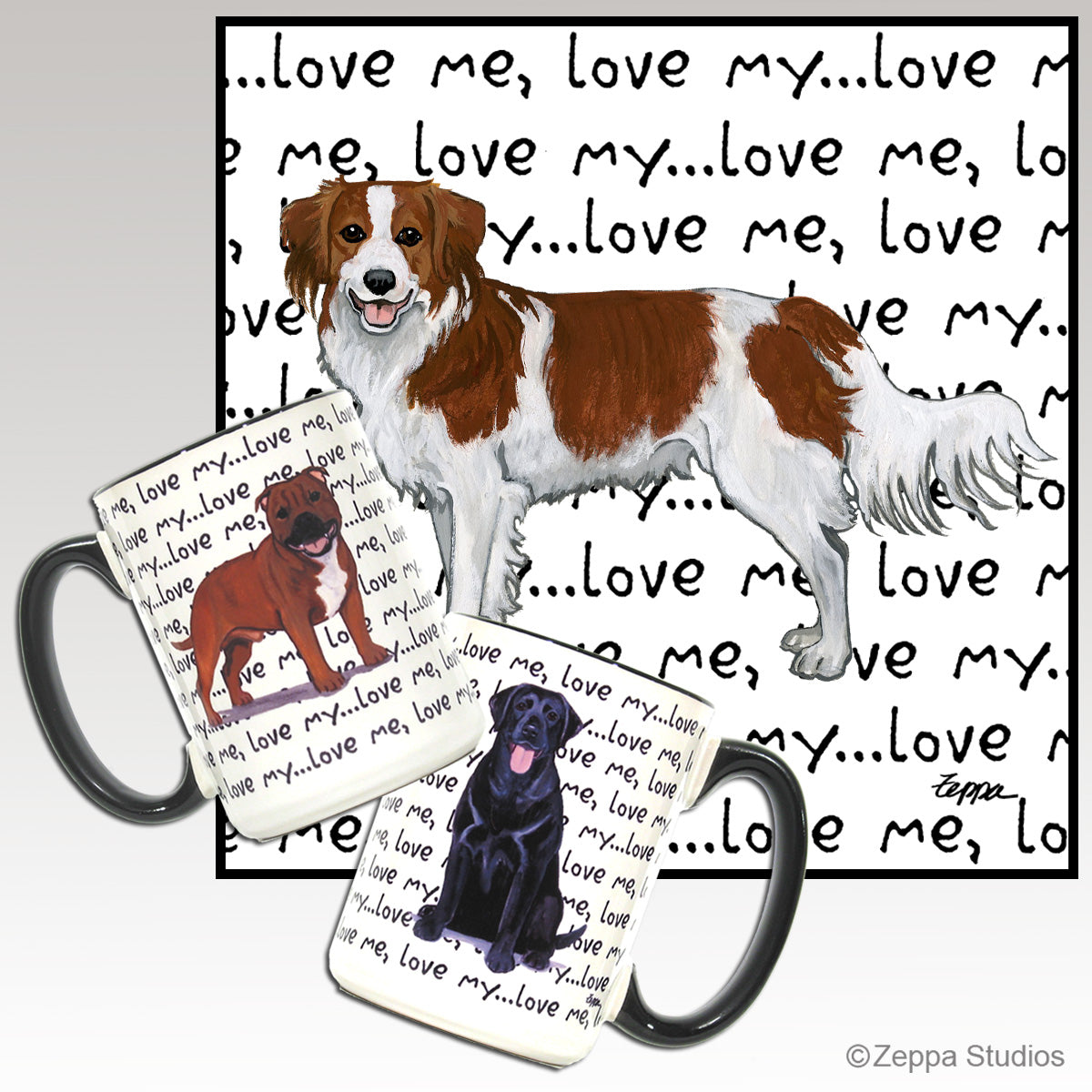 Nederlandse Kooikerhondje Love Me Mugs