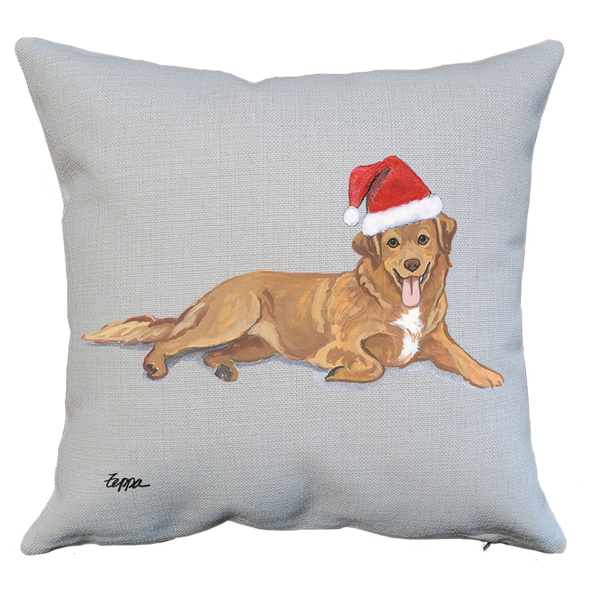 Nova Scotia Duck Tolling Retriever Santa Pillow
