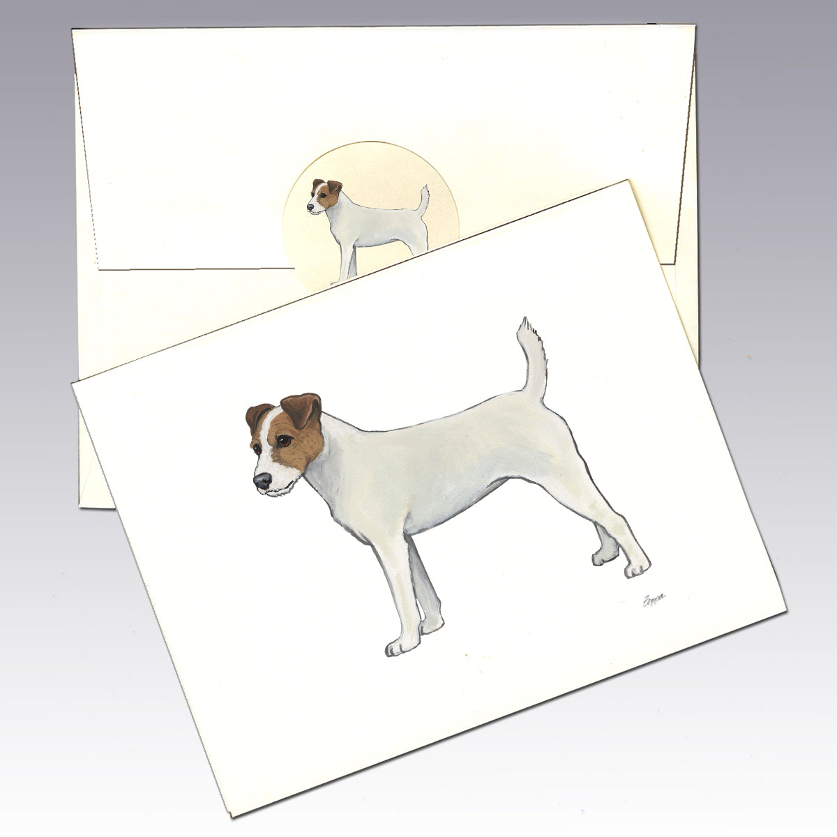 Parson Russell Terrier Note Cards – Zeppa Studios