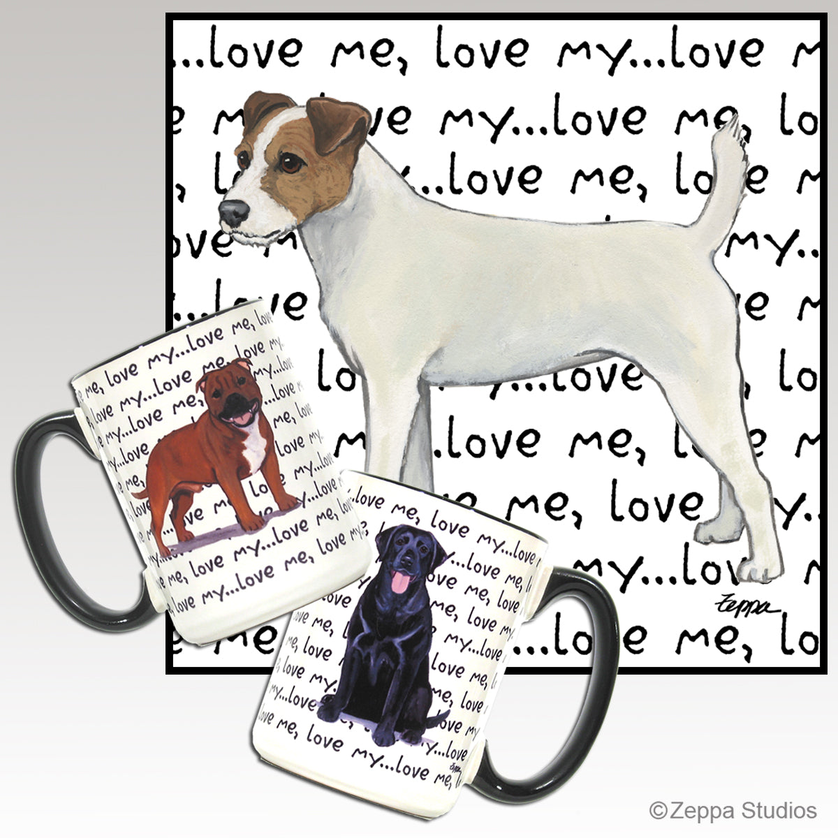 Parson Russell Terrier Love Me Mugs