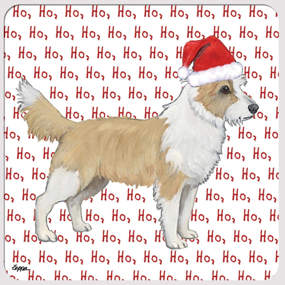 Portuguese Podengo Pequeno Ho Ho Ho Coasters