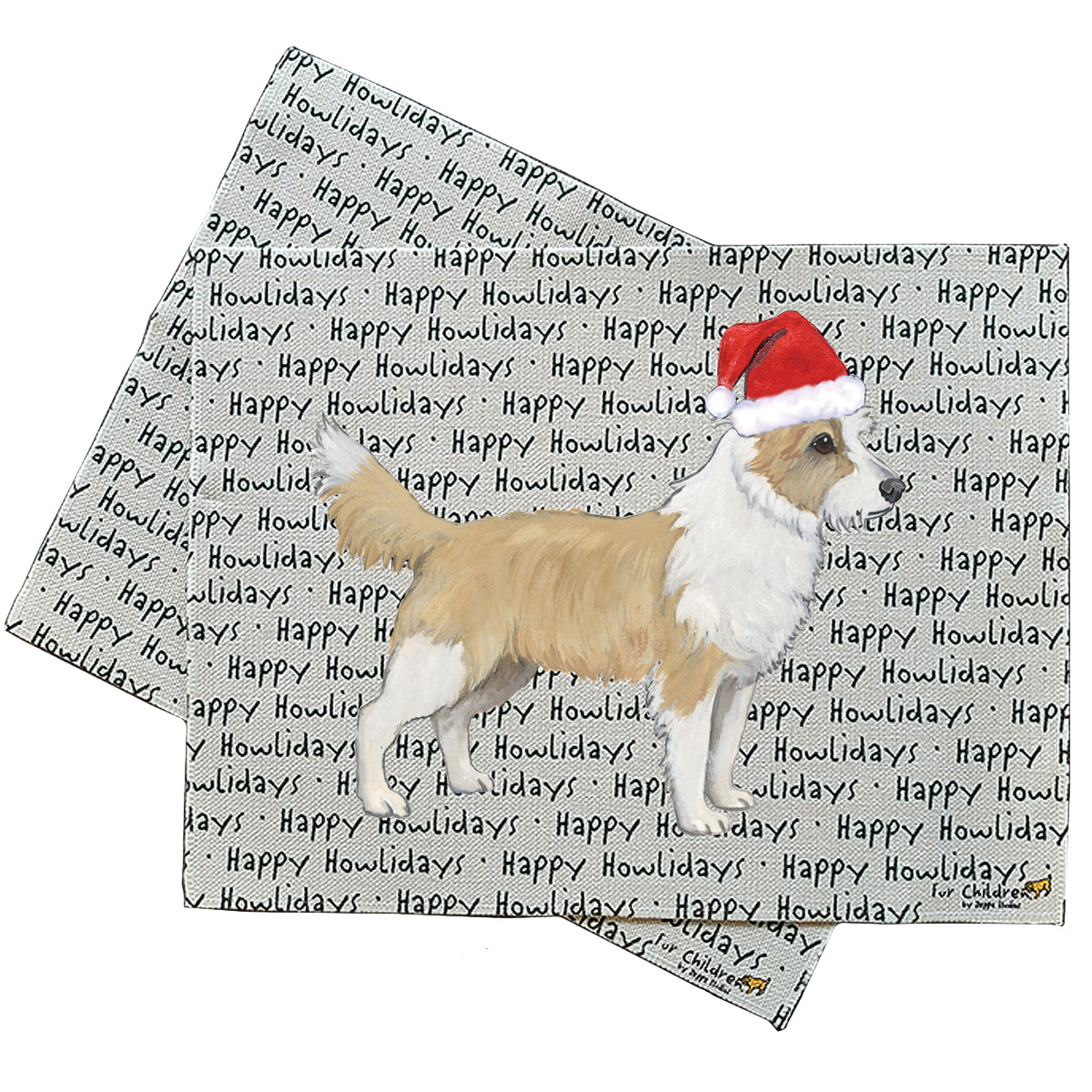 Portuguese Podengo Pequeno Howliday Placemats
