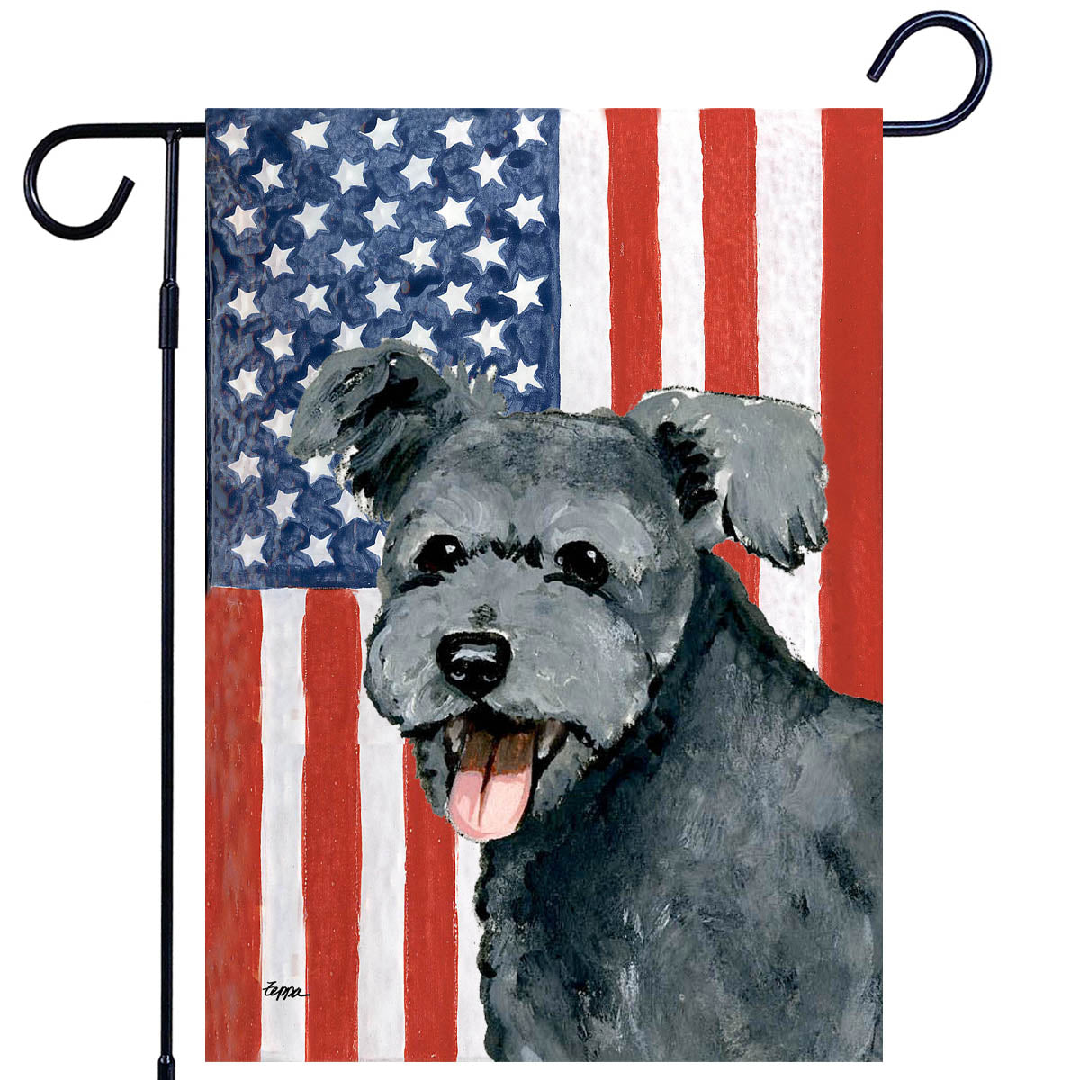 Pumi Americana Garden Flag