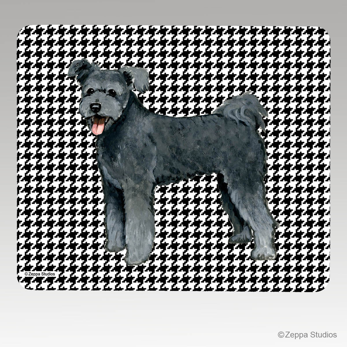 Pumi Houndstooth Mouse Pad