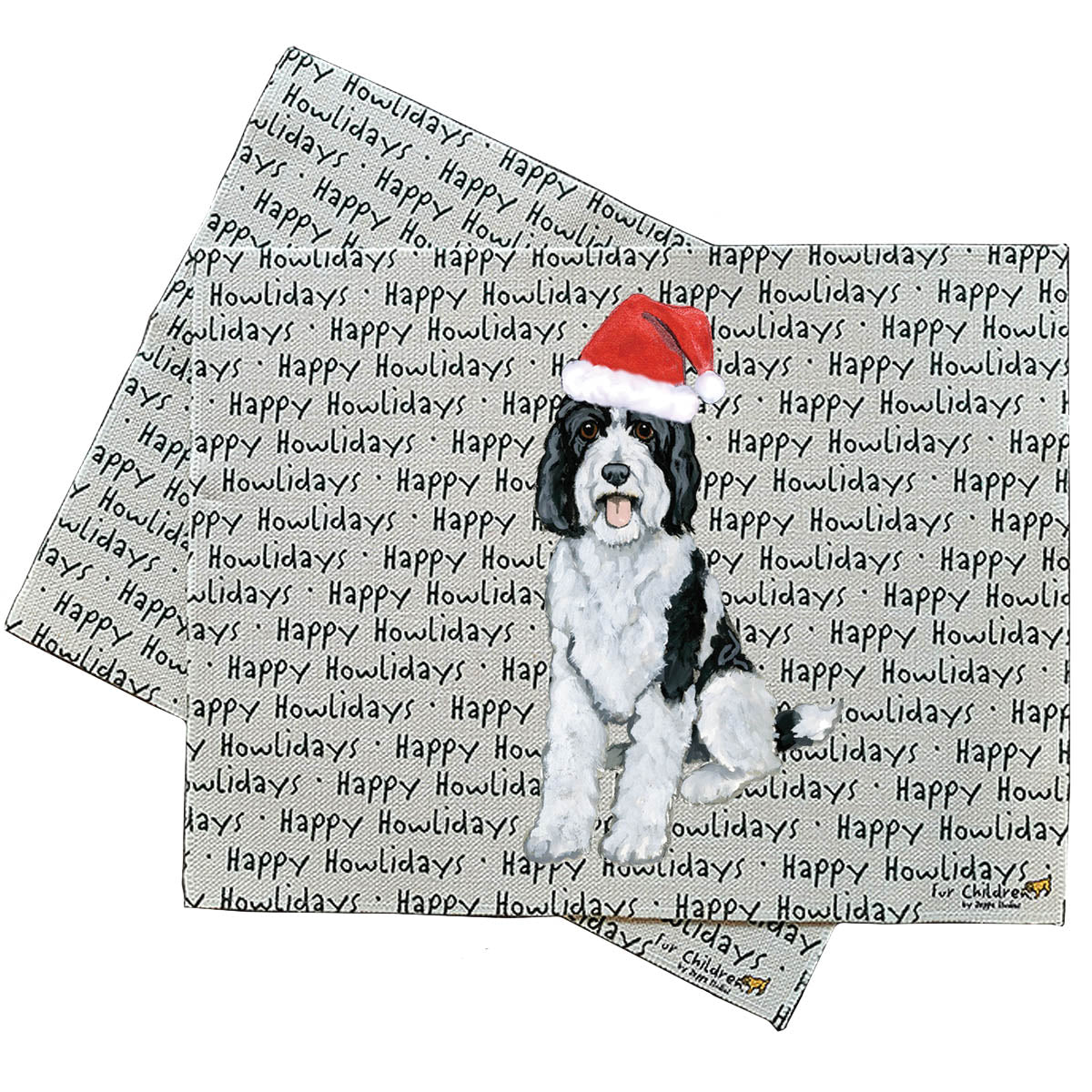 Sheepadoodle Howliday Placemats