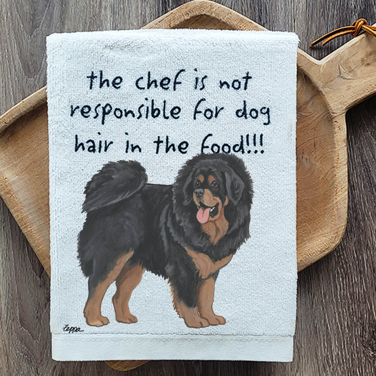 Tibetan Mastiff Kitchen Towel