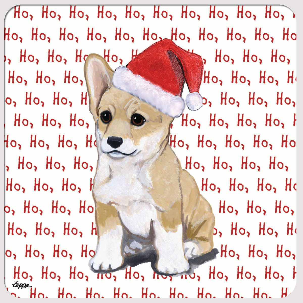 Pembroke Welsh Corgi Christmas Coasters