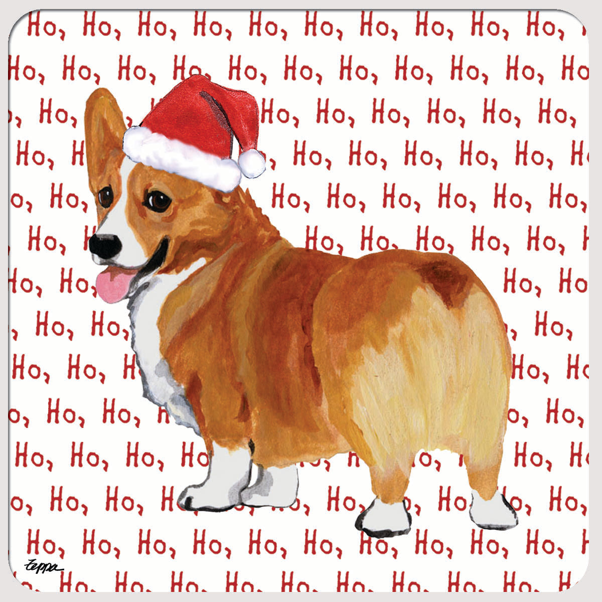 Pembroke Welsh Corgi Christmas Coasters