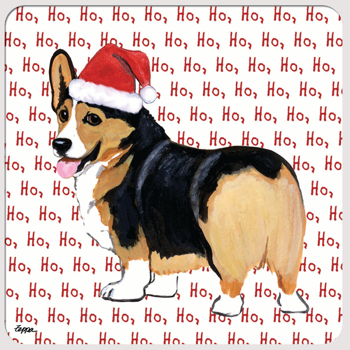 Pembroke Welsh Corgi Christmas Coasters