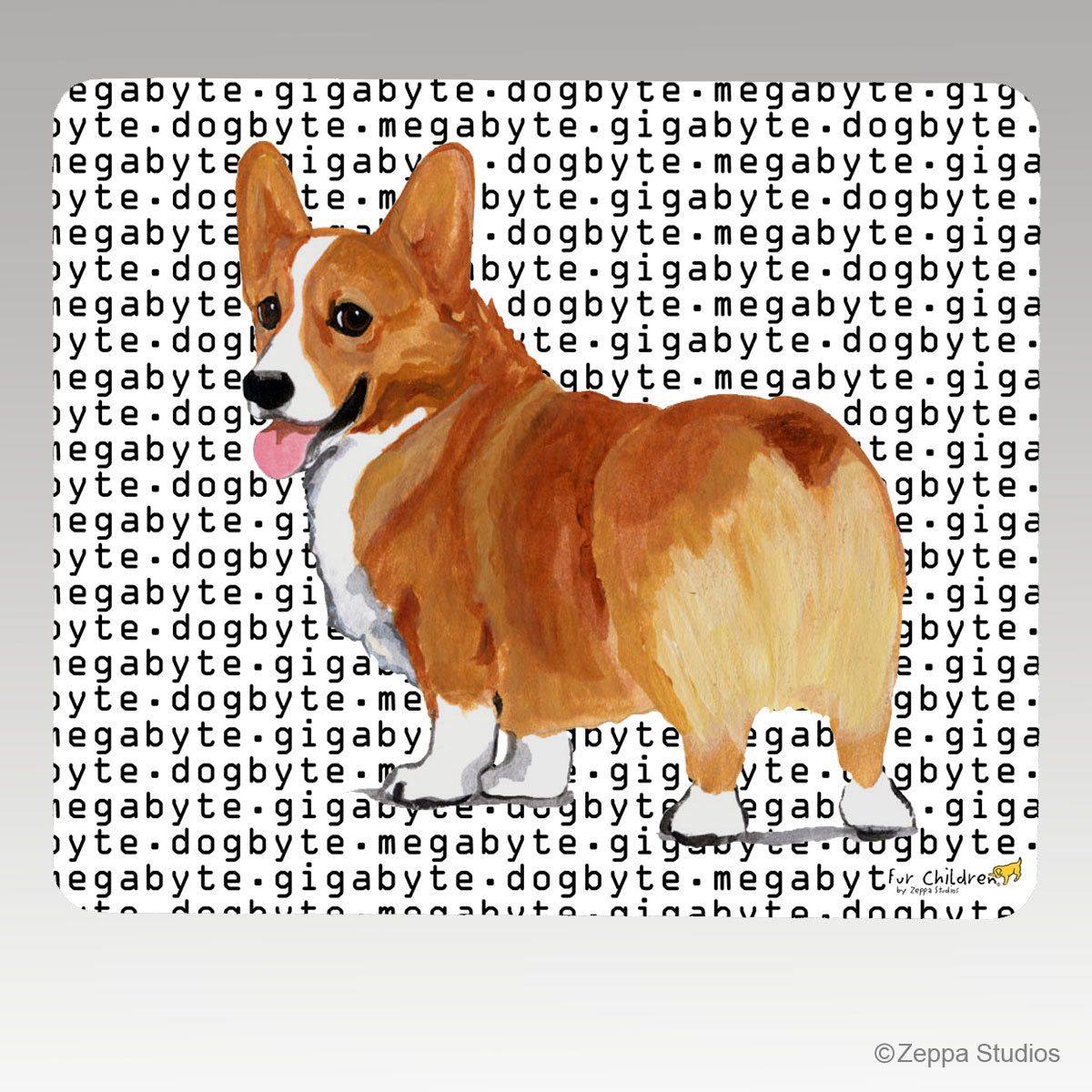 Pembroke Welsh Corgi Megabyte Mouse Pad
