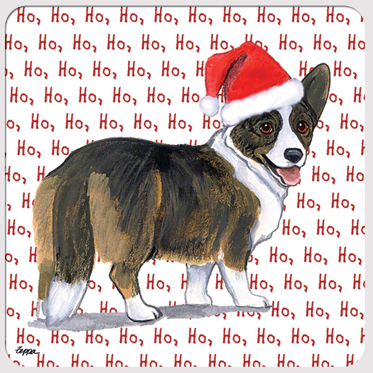 Cardigan Welsh Corgi Christmas Coasters