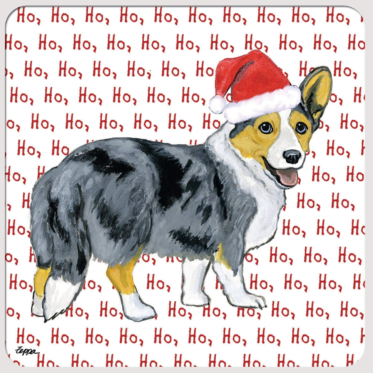 Cardigan Welsh Corgi Christmas Coasters