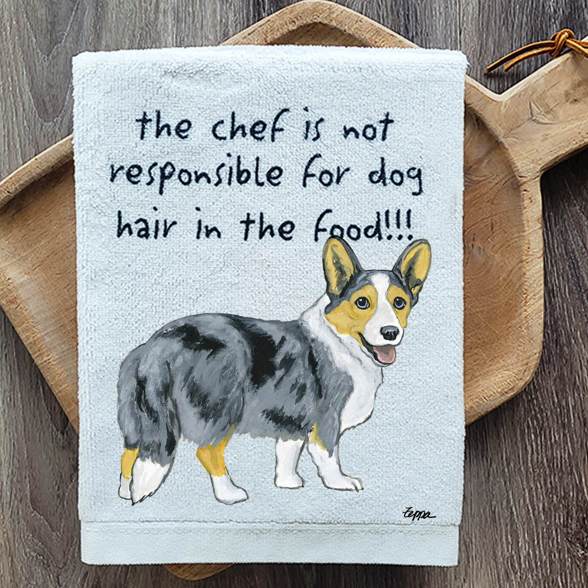 Cardigan Welsh Corgi Kitchen Towel
