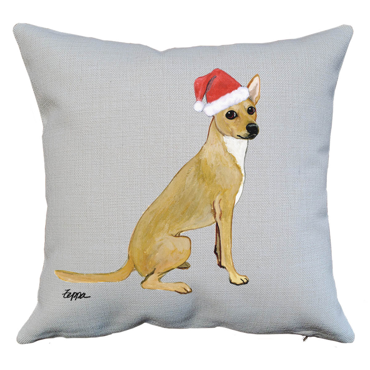 Coated Xolo Santa Pillow