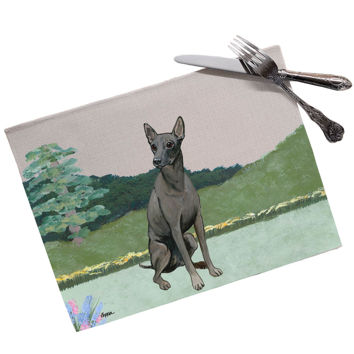 Xoloitzcuintli Scenic Placemats