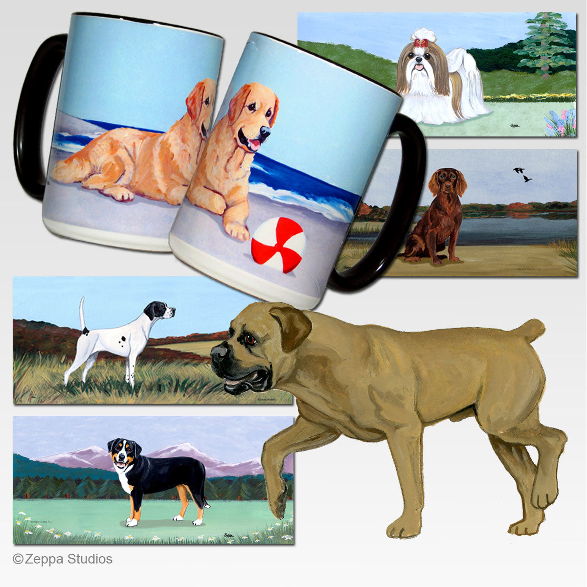 Boerboel Scenic Mug