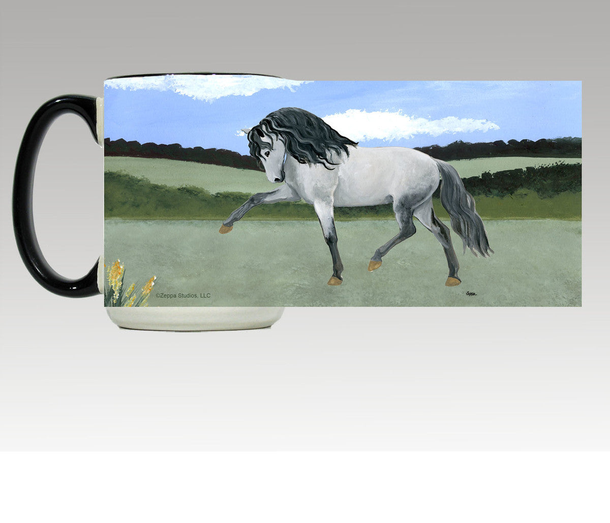 Andalusian Horse Scenic Mug