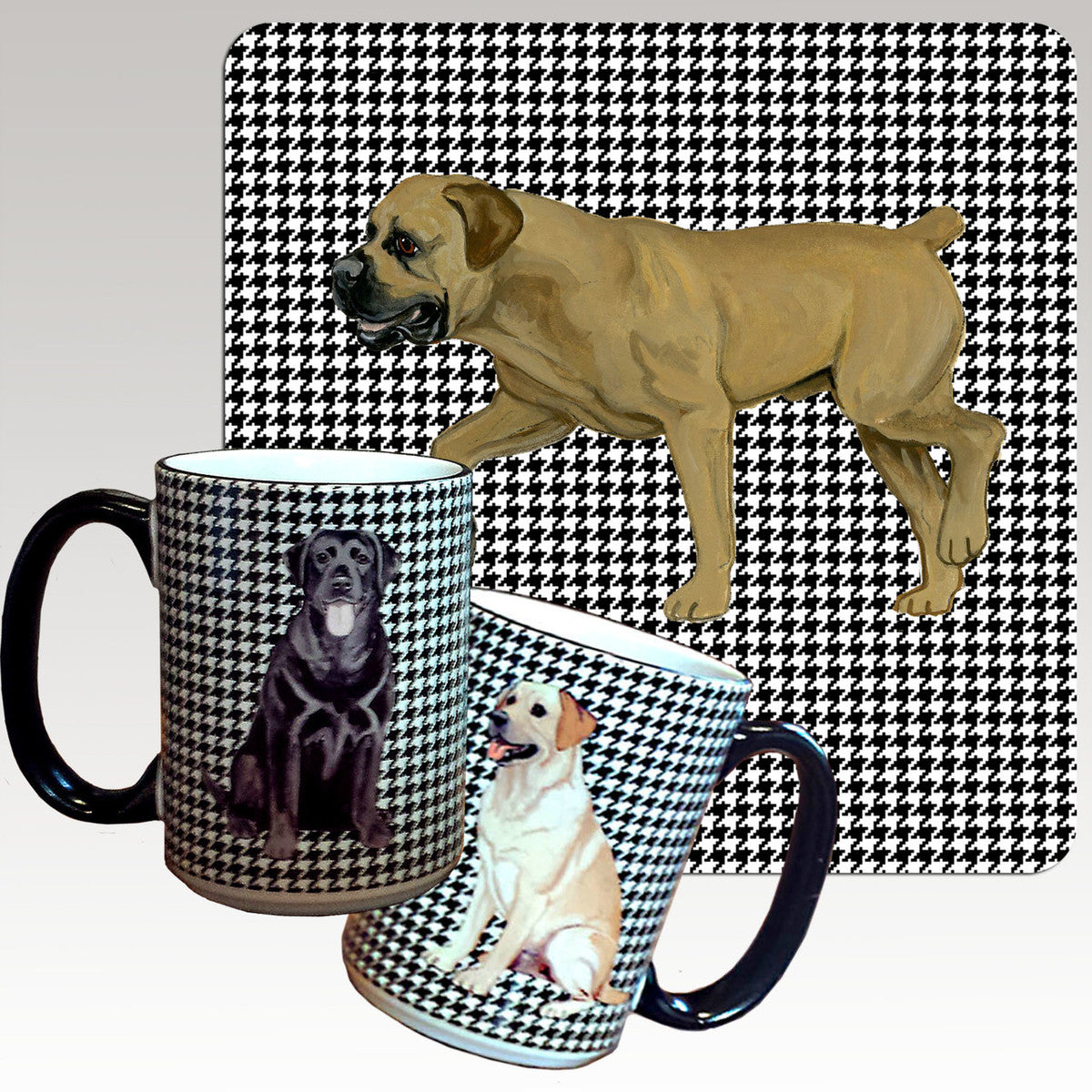 Boerboel Houndzstooth Mug