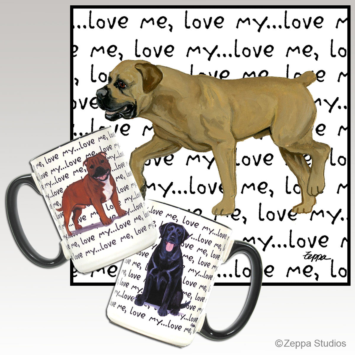 Boerboel Love Me Mug