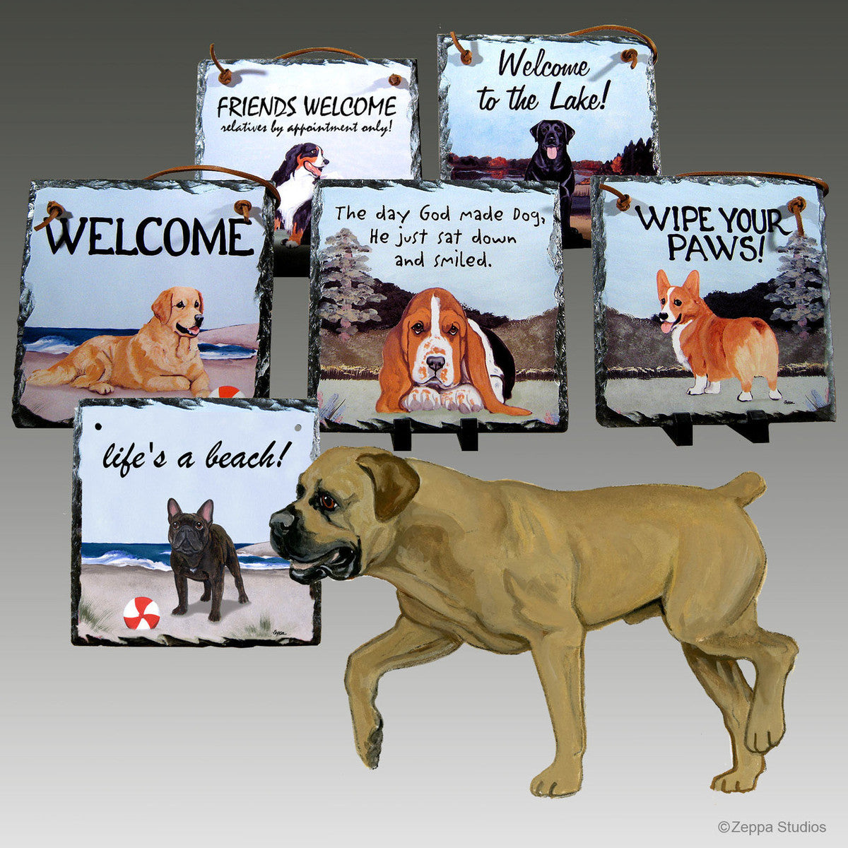 Boerboel Slate Signs