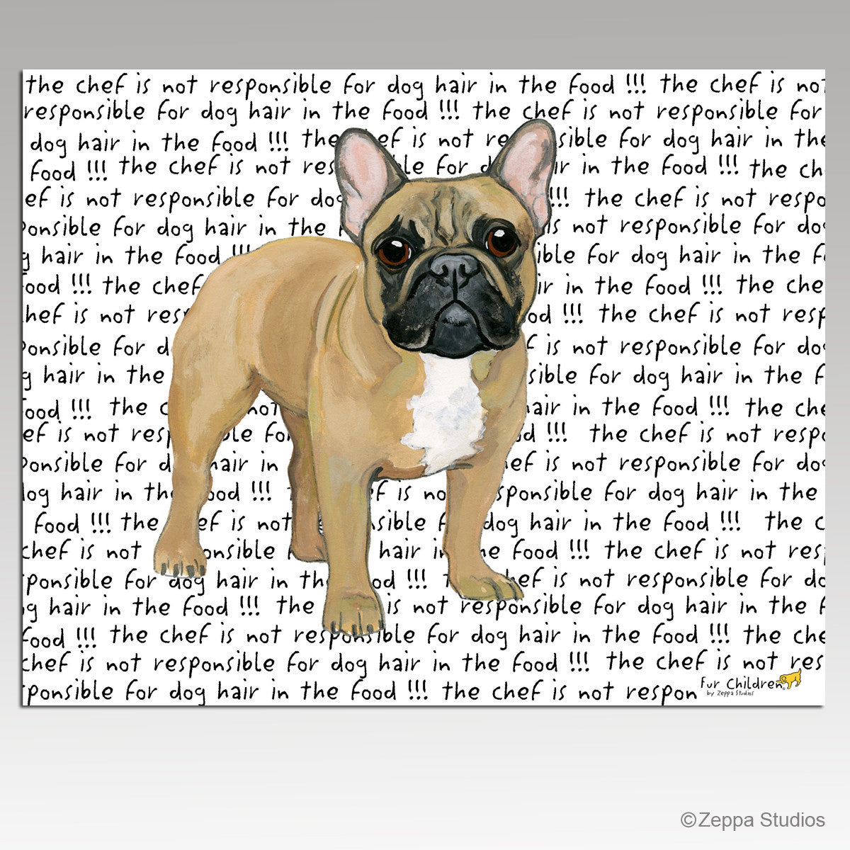 Fawn French Bulldog Cutting Board