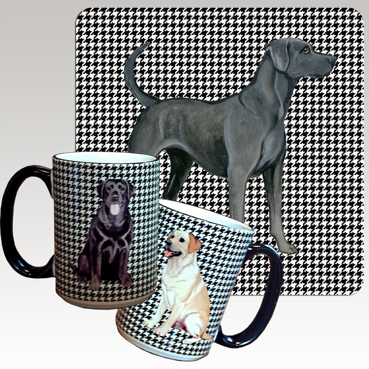 Lacy Dog Houndzstooth Mug