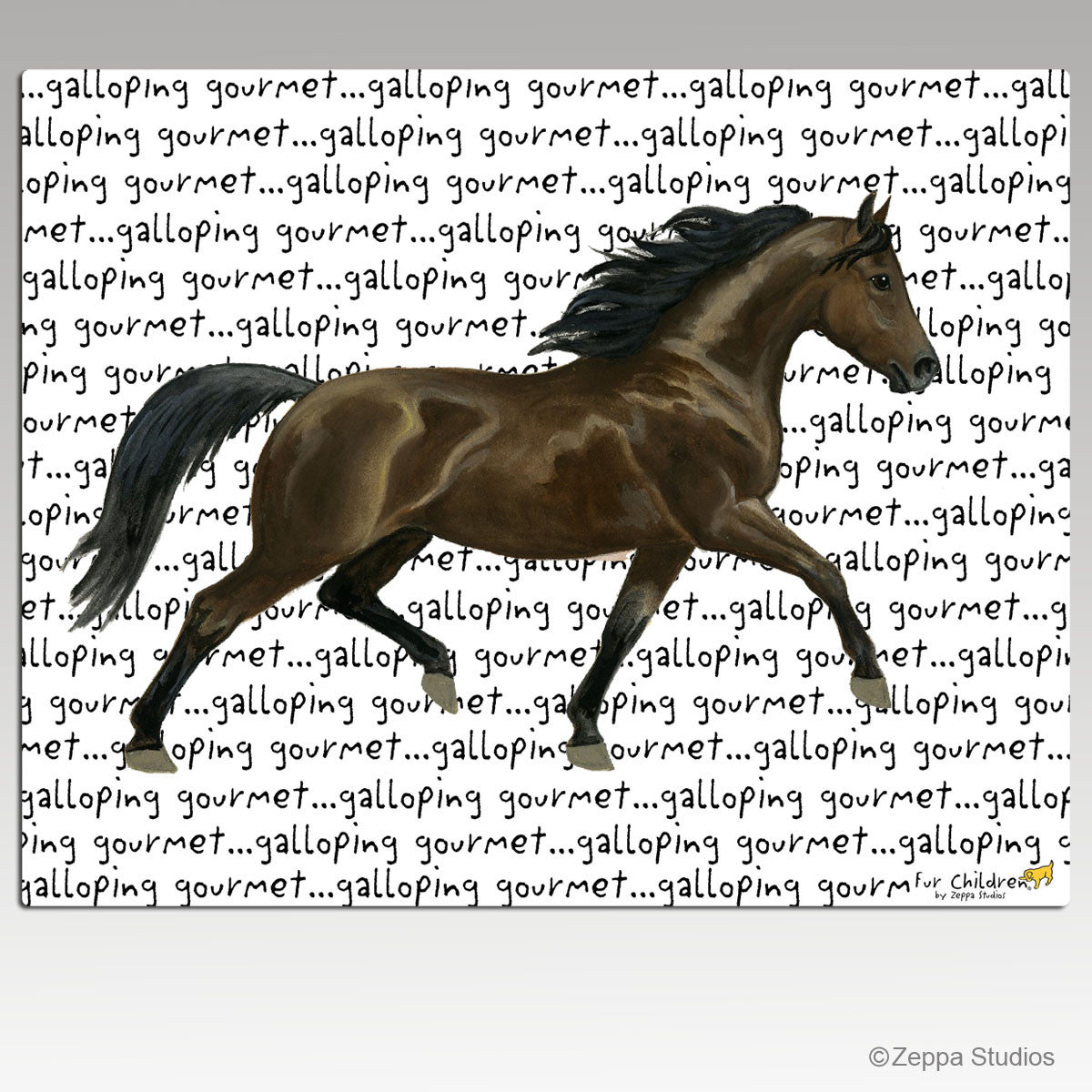 Morgan Horse Cutting Board