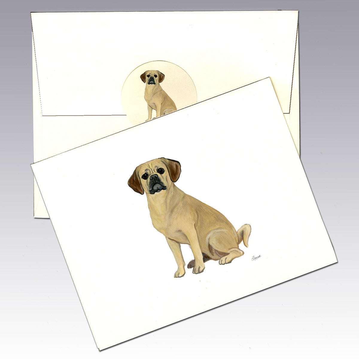 Puggle Note Cards