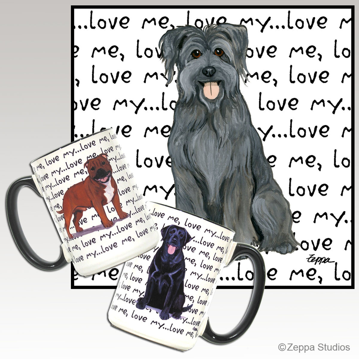 Pyrenean Shepherd Love Me Mug