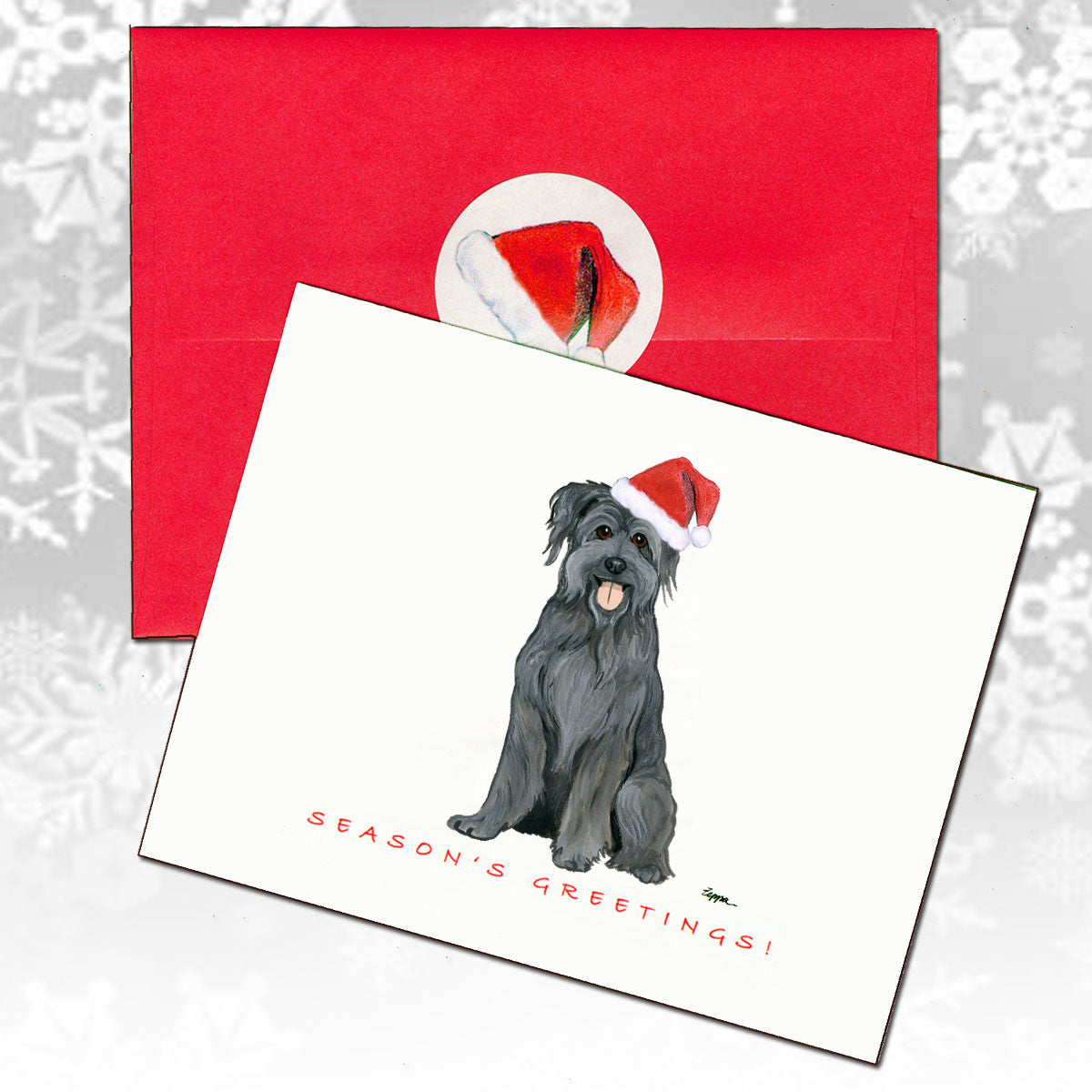 Pyrenean Shepherd Christmas Cards