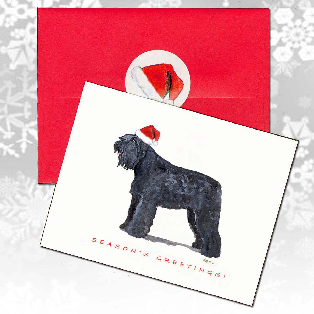 Bouvier Christmas Cards