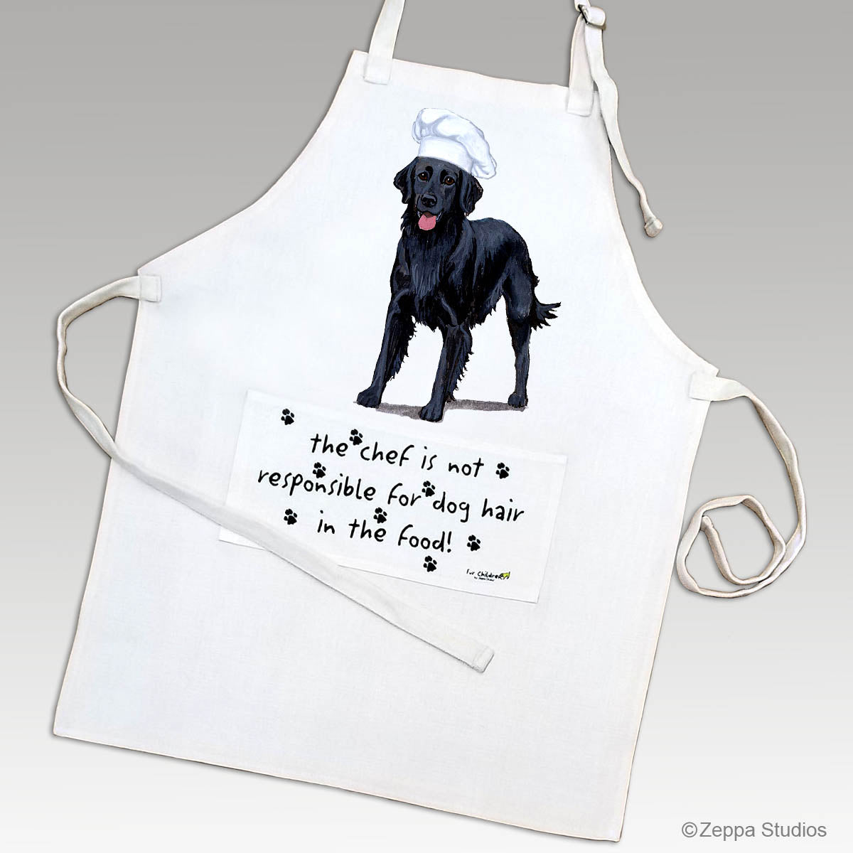 Flat Coated Retriever Apron