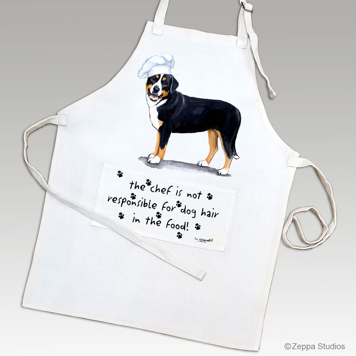 Greater Swiss Mountain Dog Apron