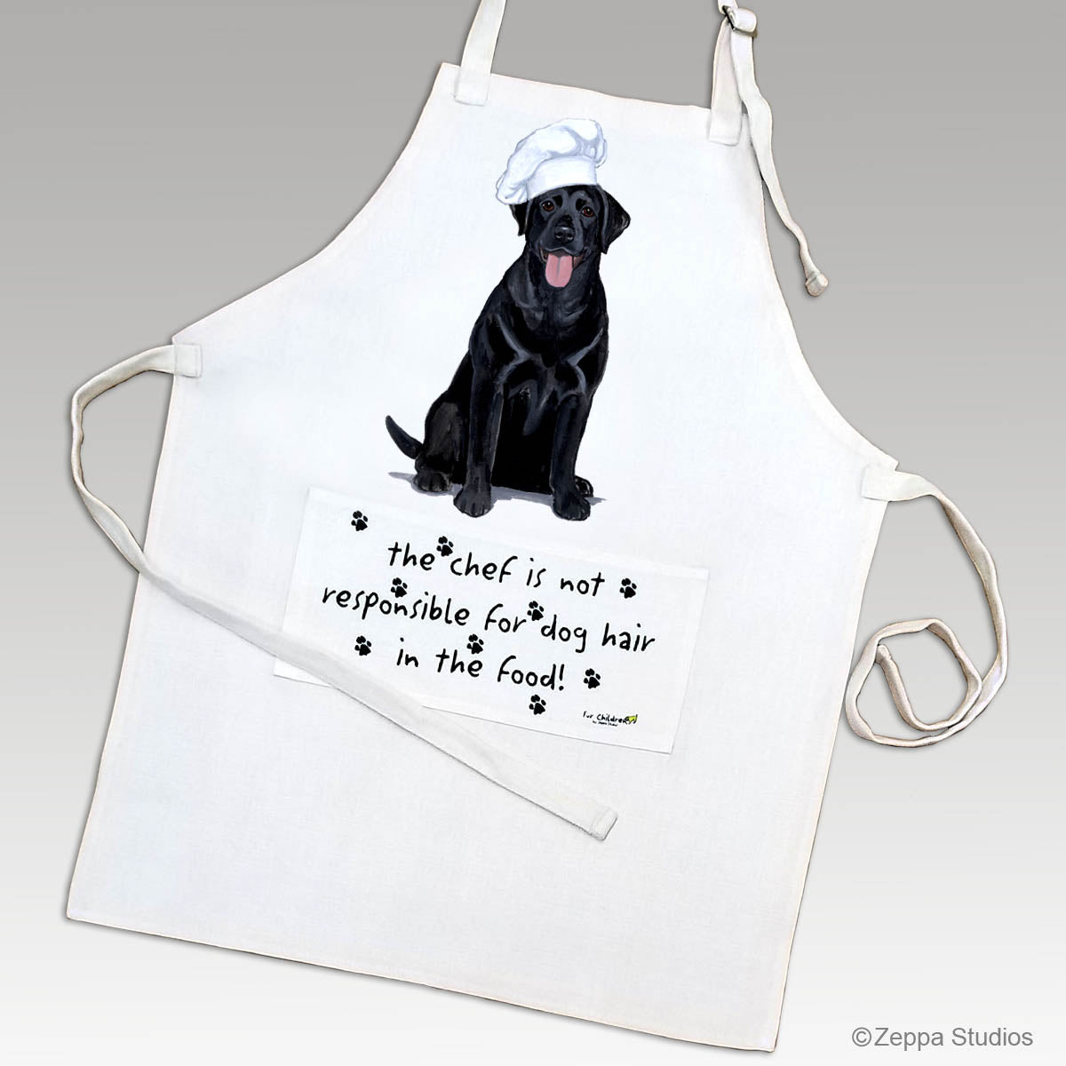 Labrador Retriever, Black Apron