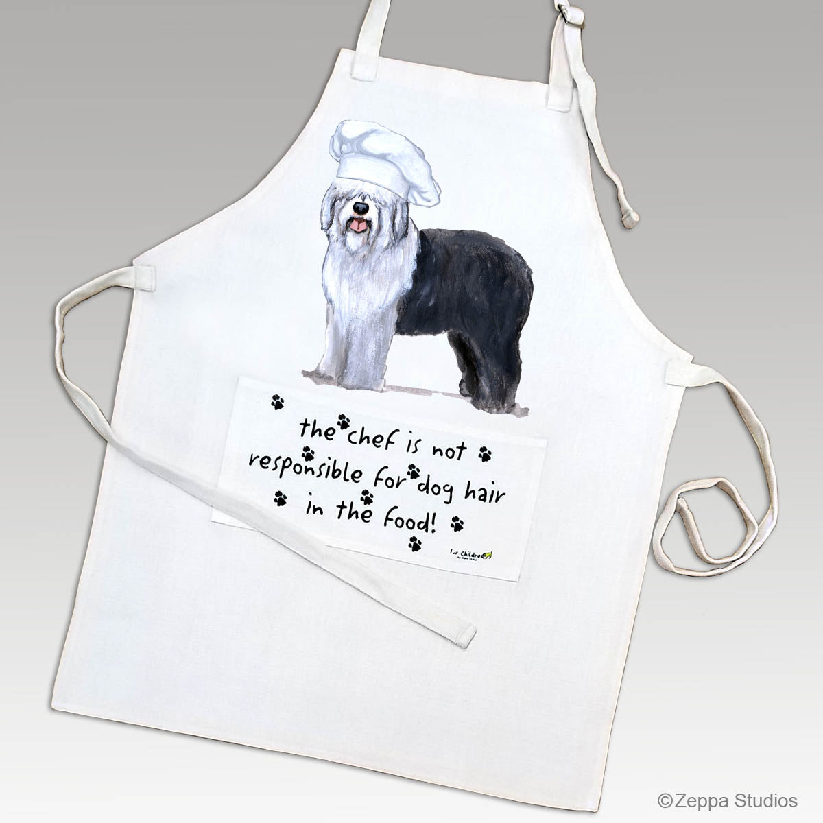 Old English Sheepdog Apron