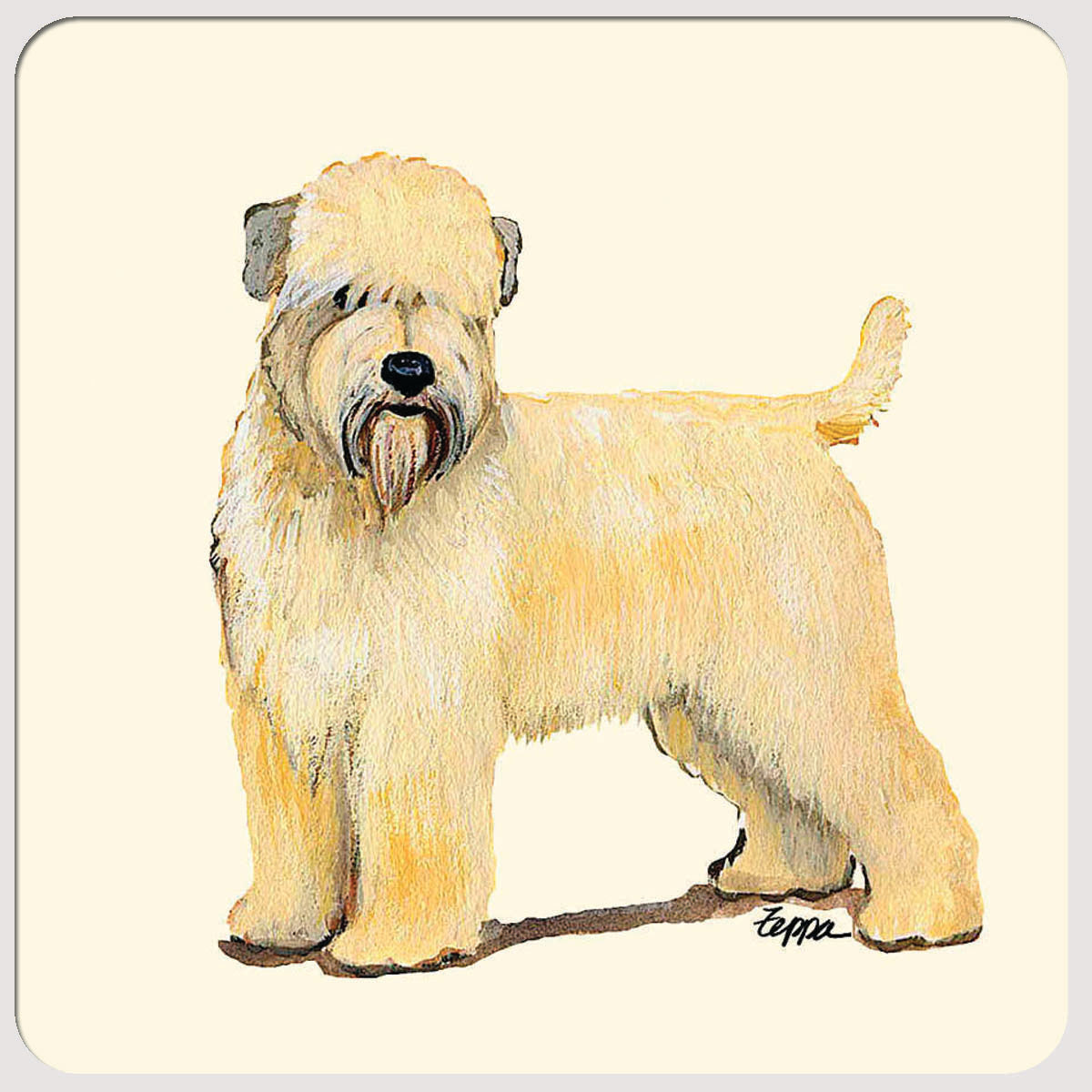Wheaten Terrier Beverage Coasters