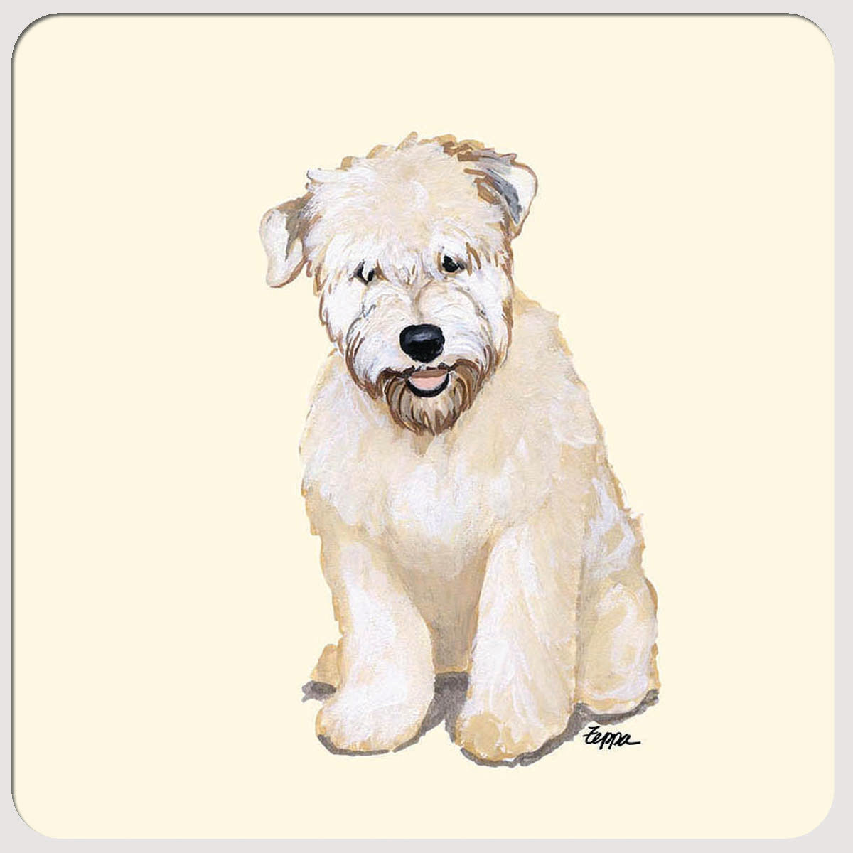 Wheaten Terrier Beverage Coasters