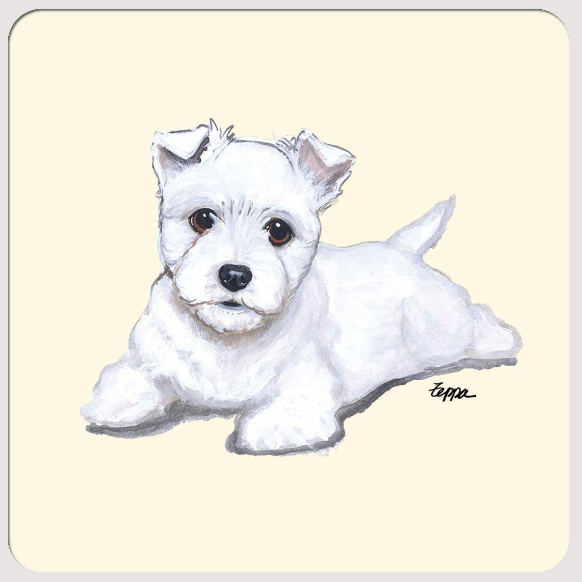 West Highland White Terrier Beverage Coasters