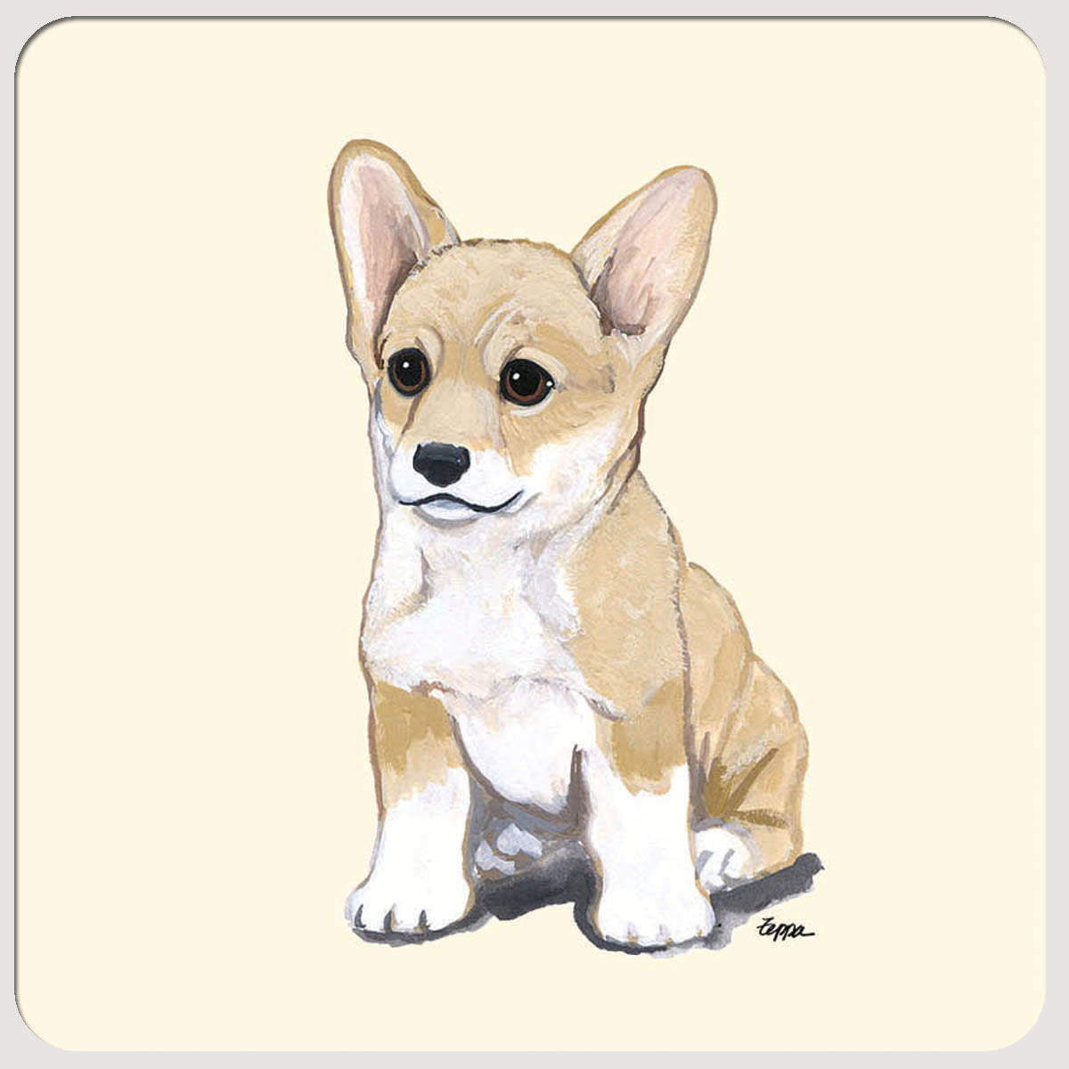 Welsh Corgi Beverage Coasters
