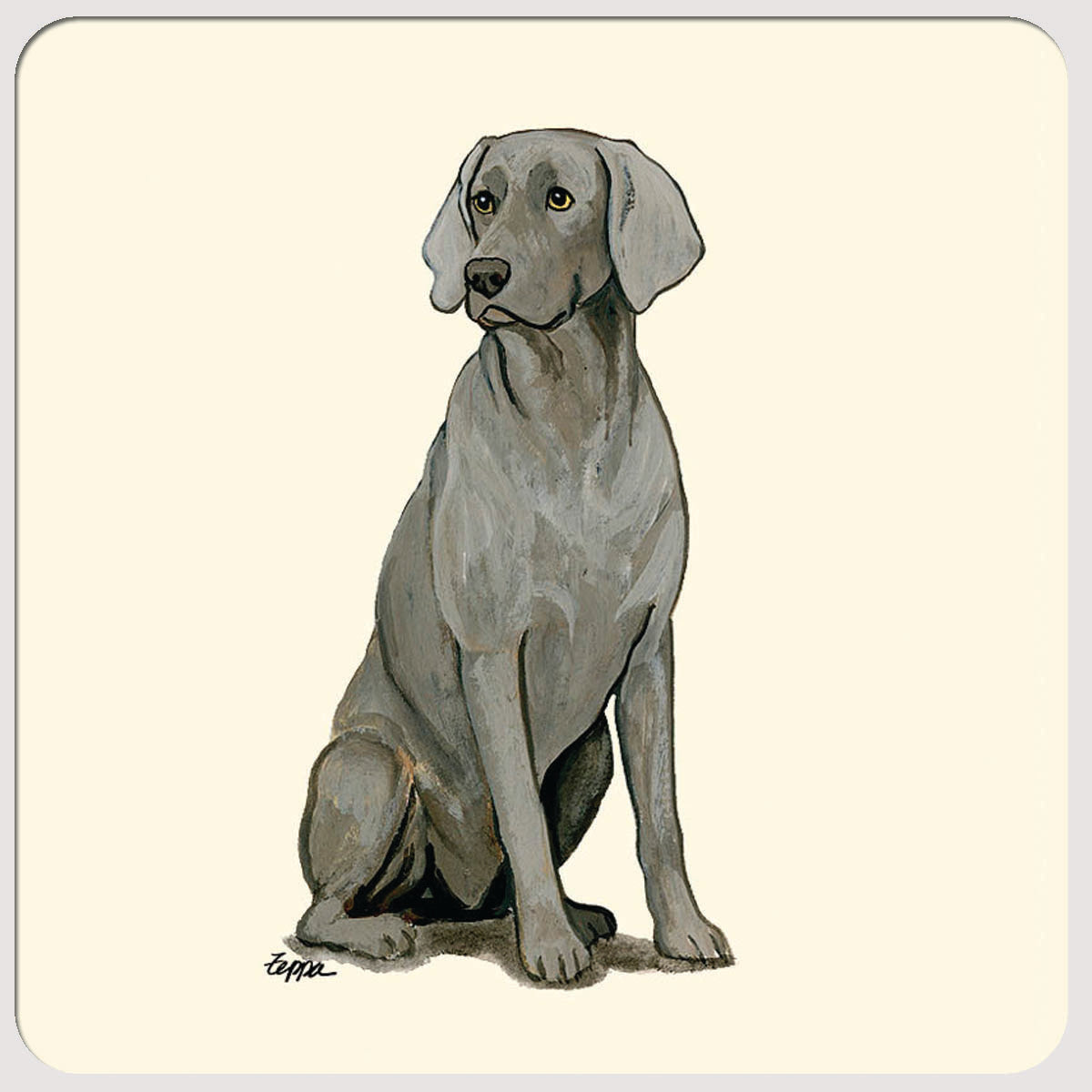 Weimaraner Beverage Coasters