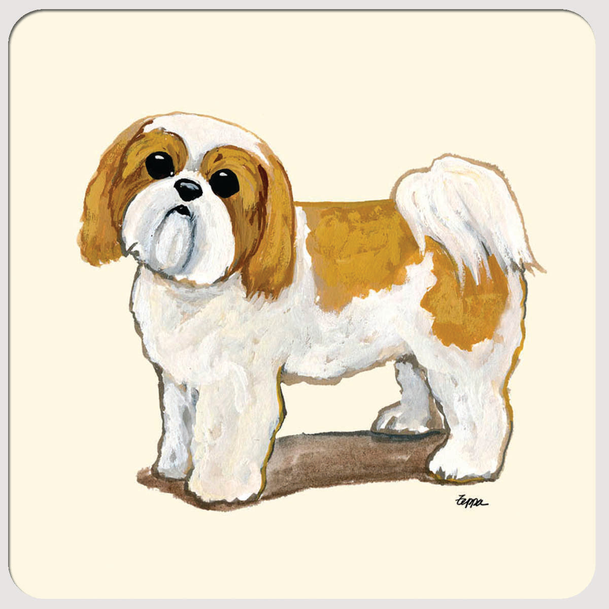 Shih Tzu Beverage Coasters