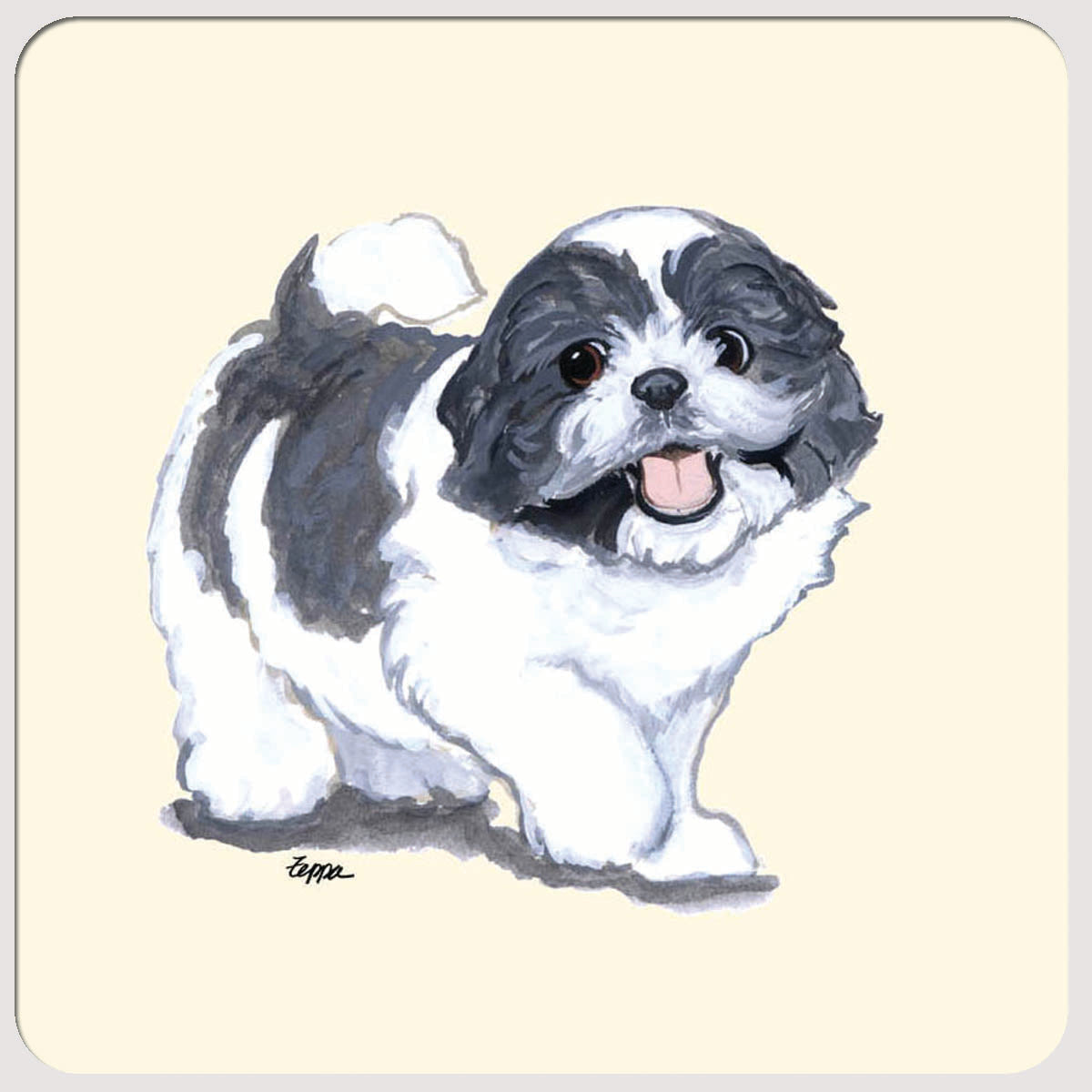 Shih Tzu Beverage Coasters