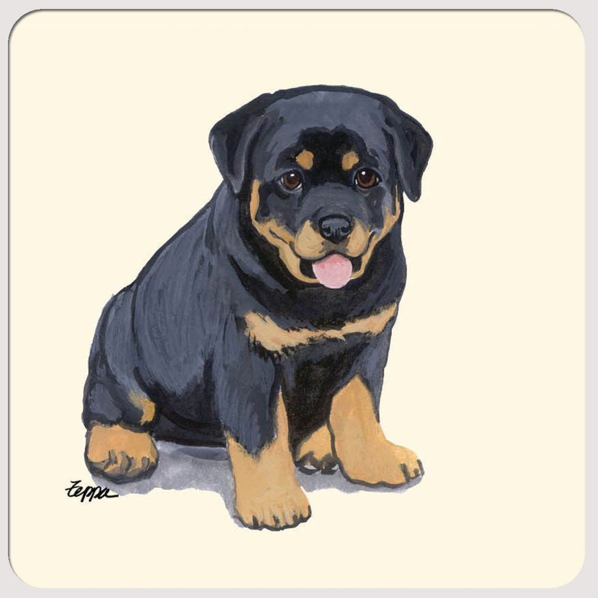 Rottweiler Beverage Coasters