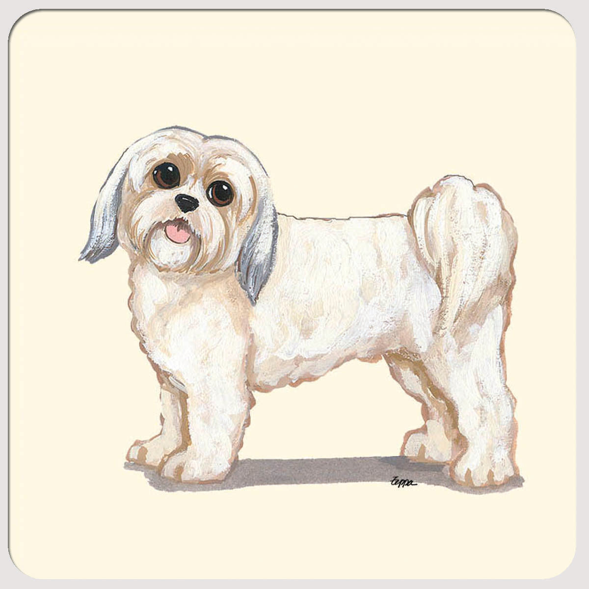 Lhasa Apso Beverage Coasters